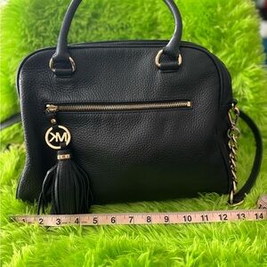 Black Leather Handbag